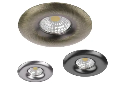 01001x Levigo Lightstar met Spotlight recessed 3D model