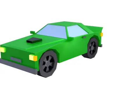 Car LowPoly Low-poly 3D model