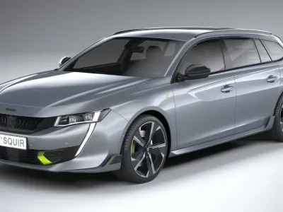 Peugeot 508 SW PSE 2021 3D model