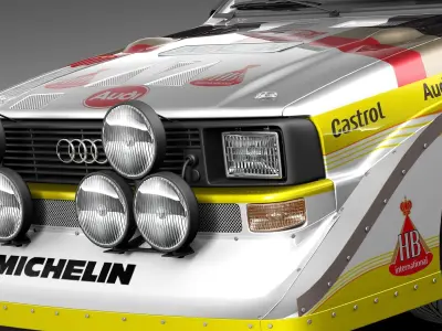 Audi Sport Quattro S1 E2 3D model