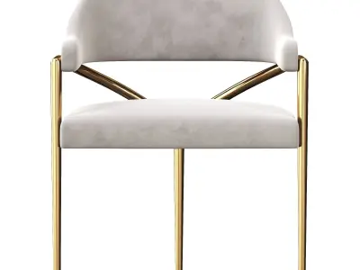 Christmas Decoration Ideas With Boca do Lobo Armchair 3D model