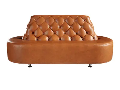 Tufted Sofa 3D model