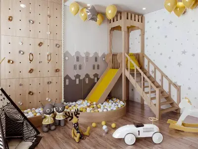 children entertainment 3D model