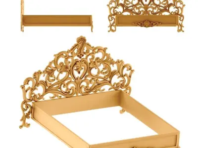 BED luxury for CNC router 3D model 3D model