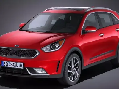 Kia Niro 2017 3D model