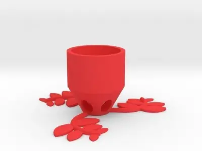 Small Plant Pot - medium Free 3D print model