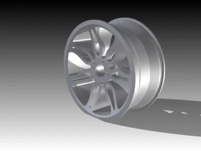 19 inch Car Rims 3D model