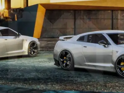 Nissan R34-5 GTR Skyline 3D model