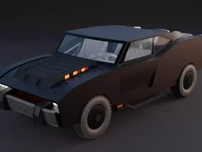 Batmobile - The Batman 2022 3D model
