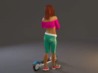 Street Female BCC 2130 002 3D model