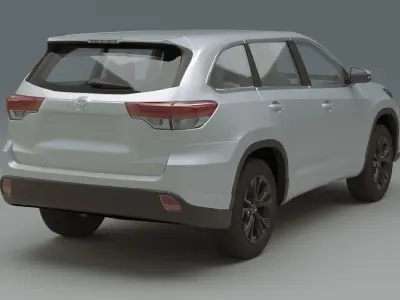 Toyota Highlander LX 2019 3D model
