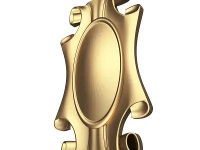 Cartouche 02 Low-poly 3D model