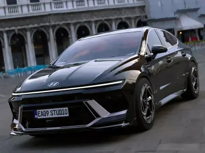 2024 Hyundai Sonata N-Line 3D model