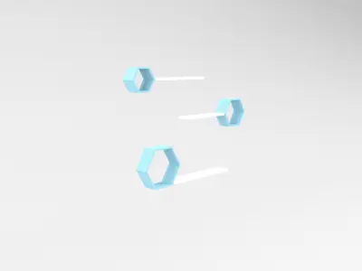 Wall Rack v1 003 Low-poly 3D model