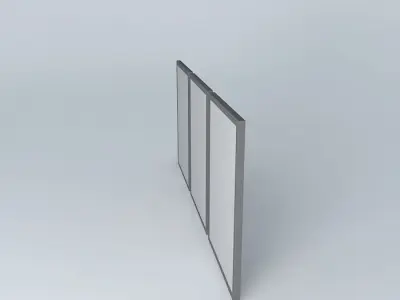 Bands panels - ROCK Free 3D model