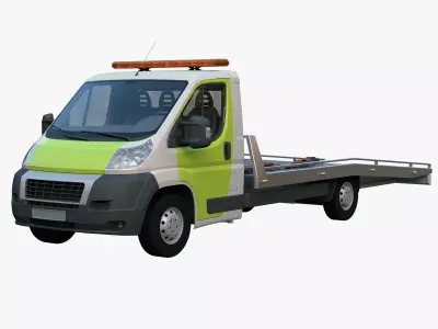tow truck 3D model