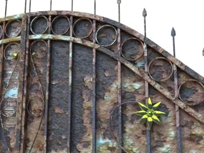 Iron Gate 02 3D model
