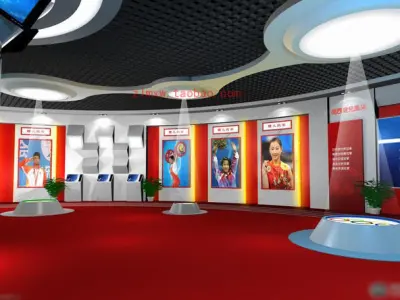 Exhibition - Area - 16X14-3DMAX2009-01 3D model