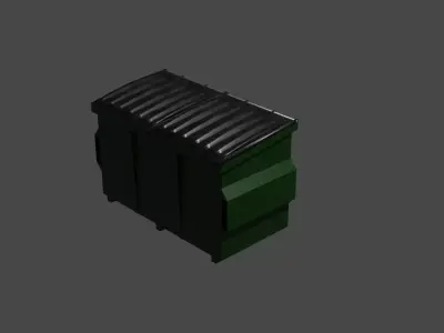 Garbage bin Free 3D model purchase