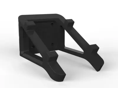 Porsche RSR Lego wall mount 3D print model