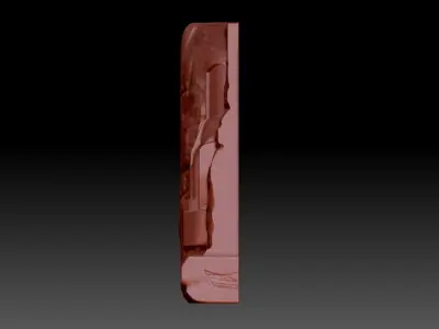 The car is on the road 3D print model