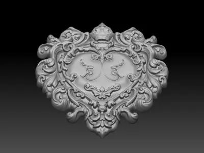 Bas relief Frame 240506 06 3D print model