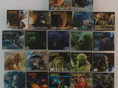 Cinefex Magazines 22 pcs 3D model