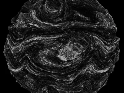 Lava PBR orange ball Texture