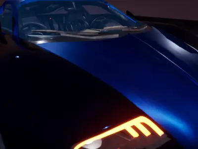 bugatti veyron 165 grand sport  Low-poly 3D model
