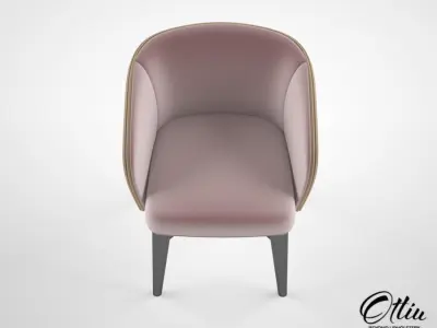 Ottiu Ingrid dining chair 3D model
