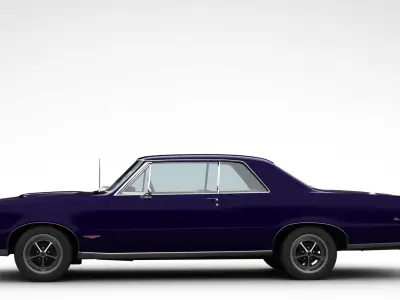 Pontiac GTO Hardtop 1965 3D model
