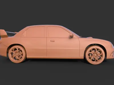 Subaru Impreza WRX 2015 3D print model