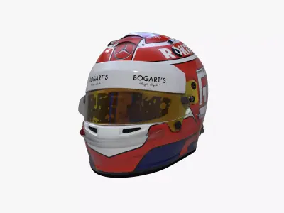 Russell helmet 2020 Low-poly 3D model