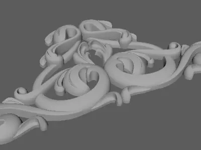 dekor ornament 3D model buy