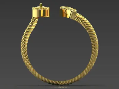 luxury jewelry ring jr00136 3D print model