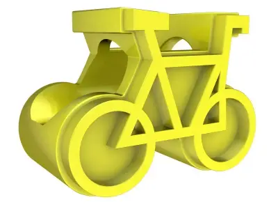 A6666 Bicycle Pendant 3D Model 3D print model