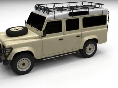 Land Rover Defender 110 Station Wagon 3D model