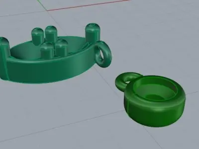 Ear decoration N01606 3D print model