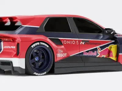 Hyundai Ioniq 5 Racing Edition 3D model