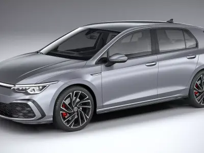 Volkswagen Golf GTD 5-door 2020 3D model