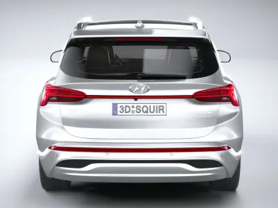 Hyundai SantaFe 2021 3D model