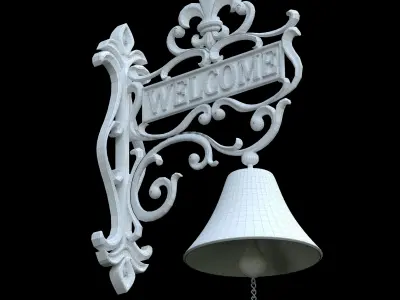 Doorbell Wall Mount 3D model