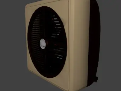 Air Circulator 80s model 3D model
