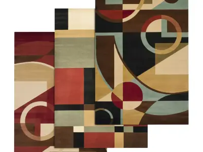 Rug Set 2366 3D model