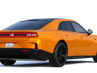 Dodge Charger Daytona 4-door 2025 3D model
