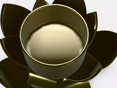 KNASTRIGT Tealight holder Low-poly 3D model