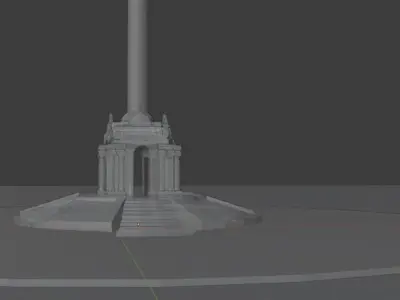 kyiv independence square ukraine 3D model