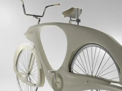 Old Style Bicycle 1946 3D model