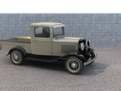 Classic Pickup 3D model purchase