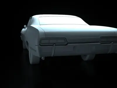 CHEVROLET IMPALA 1967 3D model